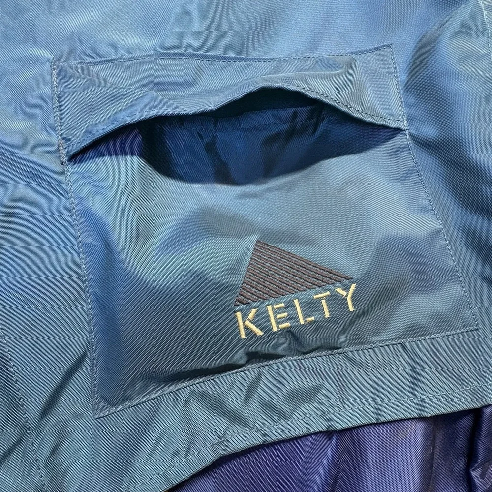 VTG Kelty Yukon External Aluminum Frame Hiking Backpack  Green/Blue Sz L/XL